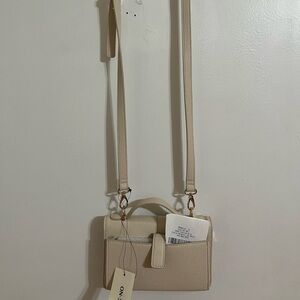 Cream Crossbody Bag